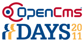 OpenCms Days 2011 - 09 bis 10 Mai 2011