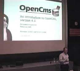 Video presentation of OpenCms