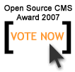 Vote for OpenCms in the Open Source CMS Award 2007