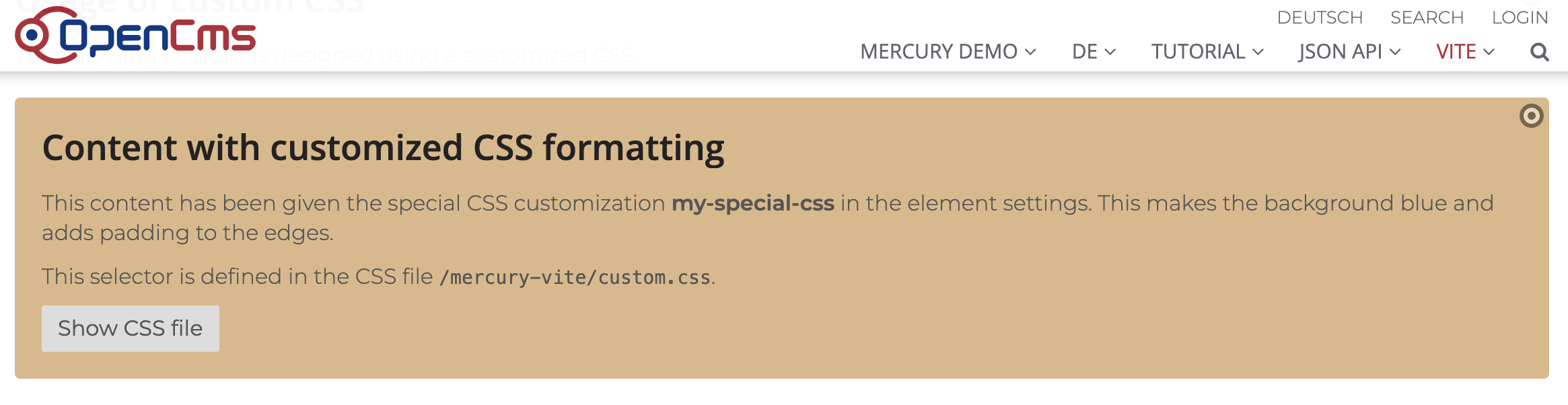 Custom style preview with Vite